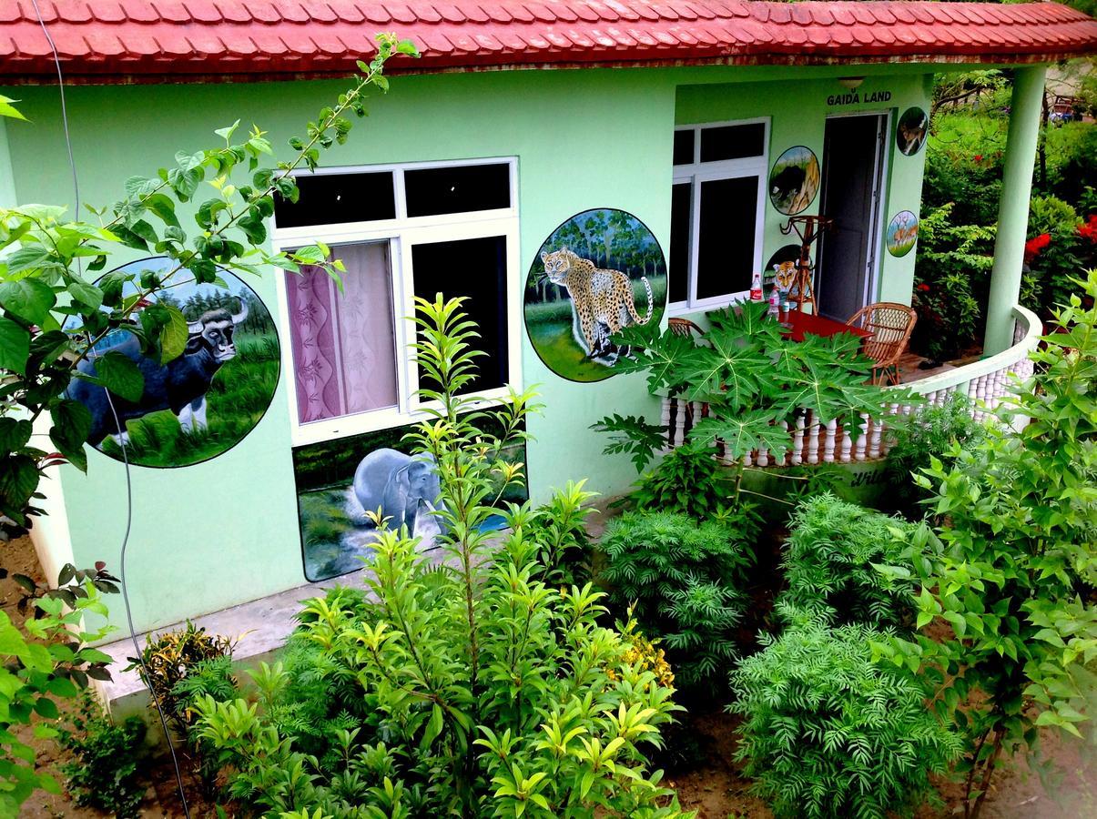 Hotel Rhino Land Sauraha Exterior foto